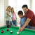 GYMAX Pool Table, 48 Inch Wooden Billiard Tables with 16 Balls, 2 Cue Sticks, 2 Chalks and Brush, Snooker Table Mini Pool Table for Kids, Family, Party (Green)