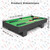 36 inch Mini Pool Table, Portable Pool Arcade Game Table for Living Room, Equipped with Cue Sticks, Chalk, Brush and Tripod, Perfect for Home Entertainment