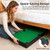 36 inch Mini Pool Table, Portable Pool Arcade Game Table for Living Room, Equipped with Cue Sticks, Chalk, Brush and Tripod, Perfect for Home Entertainment