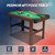 PEXMOR 48" Pool Table, Billiard Game Table for Kids and Adults, Mini Pool Table Set Indoor & Outdoor for Game Room Family with Balls, Cues, Chalk, Brush and Triangle