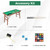 GYMAX Pool Table, 55” Foldable Pool Table with 2 Cue Sticks, Full Balls Set, 2 Chalks & Brush, Portable Billiard Tables for Kids Adults Family Indoor Game Room