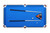 RACK Crux 55-inch Folding Billiard/Pool Table (Blue Original) – Portable, Space-Saving Foldable Design