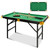 Costzon 47" Folding Billiard Table, Pool Game Table Includes Balls, Cues, Triangle, Brush for Kids, Multipurpose Game Table for Parties & Family Gatherings (Black & Green)