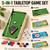 Miosea 5 in 1 Tabletop Game Set for Kids Boys Girls, Wooden Mini Pool Table with Billiards, Bowling, Hockey, Curling & Sling Puck, Compact Multi Game Table for Home, Playroom, Family Game Night