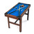 PEXMOR 48" Pool Table, Billiard Game Table for Kids and Adults, Mini Pool Table Set Indoor & Outdoor for Game Room Family with Balls, Cues, Chalk, Brush and Triangle, Blue