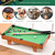 Hora de Lima Mini Pool Table fMini Billiards Table-Top Game Pool Table Toy for Cat Interactive Board Game Fun for Cat Lovers (20" A)