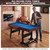 REAHOISY 53" Folding Pool Table with Ball Storage and Cue Clips for Adults