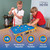 Marvel Spidey and Amazing Friends Wooden Mini Tabletop Pool Table, Kids 6+