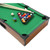 Hora de Lima Mini Pool Table Portable Billiards GameTable Top Mini Pool Game Set 2 in 1 Table-Top Board Game Toy Set for Adults,Kids,Cats Gift for Kids (20")