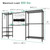 SEMHOR E01 Expandable Heavy Duty Clothes Rack, Free Standing Closet System
