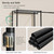 SEMHOR E01 Expandable Heavy Duty Clothes Rack, Free Standing Closet System