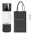 TianfuSpanda Hydrogen Water Bottle 6000 to 8000 PPB Portable Rechargeable Quick Electrolysis Hydrogen Water Ionizer for Office Travel Exercise 208ml (Black)