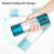 TianfuSpanda Hydrogen Water Bottle 6000 to 8000 PPB Portable Rechargeable Quick Electrolysis Hydrogen Water Ionizer for Office Travel Exercise 208ml (Cyan)