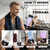 Upgraded 12000 PPB Hydrogen Water Bottle Generator with SPE PEM Tech - 15.2OZ Rechargeable Aquahealth Rich Glass with Bottle Adapter - 3 in 1 Hydrogen Water Machine Ionizer for Home, Office, Fitness