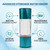 Hydrogen Water Bottle, LED Display 8000 PPB 208ml Portable Rechargeable Hydrogen Water Ionizer with Dual Use for Daily Travel Sports