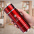 Floolinct Stainless Steel Water Bottle with Mineral Filter, Portable Ionizer Cup for Smooth Hydration, Reusable Flask for Gym and Travel, 13.5 oz (Red)