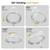 BarberPub 1100W Orbiting Hair Dryer Processor, Smart Panel White HDP01