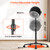 Wuissvnb Hooded Hair Dryer, Professional Hood Dryer on Wheels, Hair Dryer