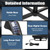UFO 3 in 1 Orbiting Infrared Hair Dryer-Hair Steamer Standing Professional Color Processor Salon Hair Dryer Spa 360 Rotation 110v(850W)