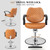 OmySalon Salon Chair for Hair Stylist, Camel Barber Chair for Barbershop/Home, Hydraulic Stylist Chair with Footrest, Hairdressing Beauty Spa Braiding Equipment