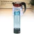 Hydrogen Water Bottle 400ml Portable Hydrogen Rich Water Generator Leak Proof Rechargeable for Sports Outdoor Travel Silver Blue (Green+Blue)