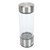 Omquot Portable Hydrogen Water Bottle, USB Ionization, Electrolysis, Glass Water Ionizer for Energy, Work, Travel, Borosilicate