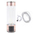 Rcniso Hydrogen Water Bottle 2 Modes Portable Hydrogen Water Ionizer Machine 400 ml for Personalized Hydration (Gold)