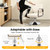 Titunjian Salon Barber Chair, Hair Salon Chairs for Hair Stylist with Hydraulic Pump & 360° Swivel, Adjustable Height Barber Styling Chair Spa Beauty Equipment for Barbershop, Home (Off-White+Silver)