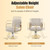 BAIODNB Salon Chairs for Hair Stylist, Barber Beauty Spa Hair Styling Chair with 360° Hydraulic Height Adjustable, Spa Beauty Equipment, Hair Stylist for Barbershop,Home 440.92 lbs (Beige + Gold)