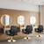 V VDLONSY Salon Chair, Barber Chair for Hair Stylist Black