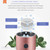 Hydrogen Rich Water Bottle with Bottle Adapter, 400ML Hydrogenated Water Cup, Portable Hydrogen Water Generator Ionizer, 1000-1200 PPB for Healthy Daily Drinking At Home, Office and Travel