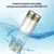 Portable 420ML Hydrogen Rich Water Bottle, Hydrogen Water Generator Ionizer with Platinum Titanium Electrolysis, 3-Minute Electrolysis 1200-1500PPB, Effectively Improves Alkaline Water Quality