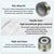 Portable 420ML Hydrogen Rich Water Bottle, Hydrogen Water Generator Ionizer with Platinum Titanium Electrolysis, 3-Minute Electrolysis 1200-1500PPB, Effectively Improves Alkaline Water Quality