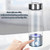 3-in-1 Portable 450ML Hydrogen Rich Water Bottle, Hydrogen Water Generator Ionizer With SPE Membrane, 3 Mins 1300-2000PPB, Effectively Improves Alkaline Water Quality For Daily Home, Office And Travel