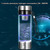 Portable 350ML Hydrogen Rich Water Bottle, Hydrogen Water Generator Ionizer with SPE Membrane, 3-Minute Electrolysis 700~900PPB, Improves Alkaline Water Quality for Home, Office and Travel