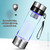 Portable 350ML Hydrogen Rich Water Bottle, Hydrogen Water Generator Ionizer with SPE Membrane, 3-Minute Electrolysis 700~900PPB, Improves Alkaline Water Quality for Home, Office and Travel