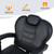 Reclining Salon Chair for Hair Stylist for Home, 360 Swivel Salon Syling Chair for Hair Stylist with Adjustable High，Barber Chairs & Hair Chairs with Heavy Duty Hydraulic Pump, Footrest (Black)