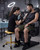 Towning Stool Chair with Ultra-Quiet Wheels, Rolling Salon Stool