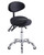 Towning Saddle Stool Chair with Back Support, Ergonomic Stool with Wheels