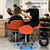 LIMKOMES Ergonomic Saddle Chair,Heavy-Duty Rolling Stool with Wheels
