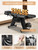Hicomony Tattoo Chair for Client, Esthetician Bed with Rolling Stool and Wheels Adjustable Beauty Salon Spa Table 360 Swivel Facial Chair Bed for Client