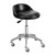 McDooFly Rolling Salon Stool Chair with Back Support Heavy Duty 400lb,Black