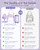 Kids Vanity Set with Light and Barber Chair, Snowflake Design Wooden Makeup Table with Storage Shelf and Hair Salon Play Set 7 pcs Accessories, Pretend Play Vanity Set for Toddler Girls, Purple