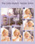 Kids Vanity Set with Light and Barber Chair, Snowflake Design Wooden Makeup Table with Storage Shelf and Hair Salon Play Set 7 pcs Accessories, Pretend Play Vanity Set for Toddler Girls, Purple