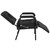 Beuiosda Shampoo Chair with Footrest for Salon, Reclining Salon Chair Adjustable Reclining, Spa Beauty Equipment Extra for Barber and Hair Stylist (Black)