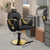LUXMARS Barber Chair Reclining Salon Chair Hydraulic Barber Chairs 360 Degrees Rolling Swivel Hair Styling Chair Cutting Chairs Salon Shampoo Equipmen (BLACKNEW)