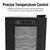 12-Bottle Wine Cooler, Freestanding Wine Fridge with US Plug for Home Bar