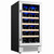 Takywep 28-Bottle Under Counter Wine Cooler Refrigerator with Wine Rack, Freestanding Single Zone Beverage Chiller for Kitchen, Home Bar or Wine Cellar – 28 bottles