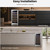 Takywep 28-Bottle Under Counter Wine Cooler Refrigerator with Wine Rack, Freestanding Single Zone Beverage Chiller for Kitchen, Home Bar or Wine Cellar – 28 bottles