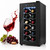 12 Bottle Wine Cooler Refrigerator, Freestanding Thermoelectric Wine Fridge